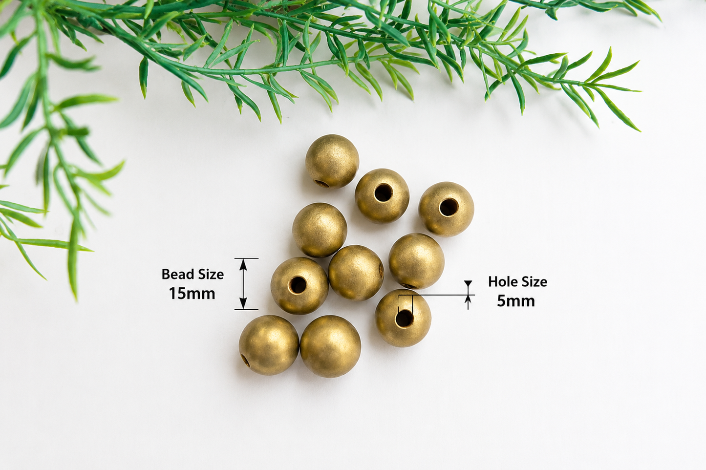 Round Bead - Golden