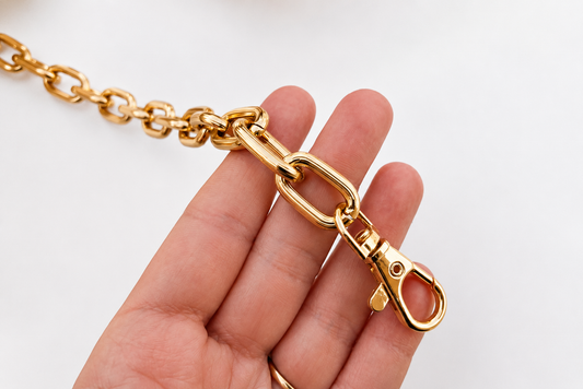 Golden Metal Bag Chain
