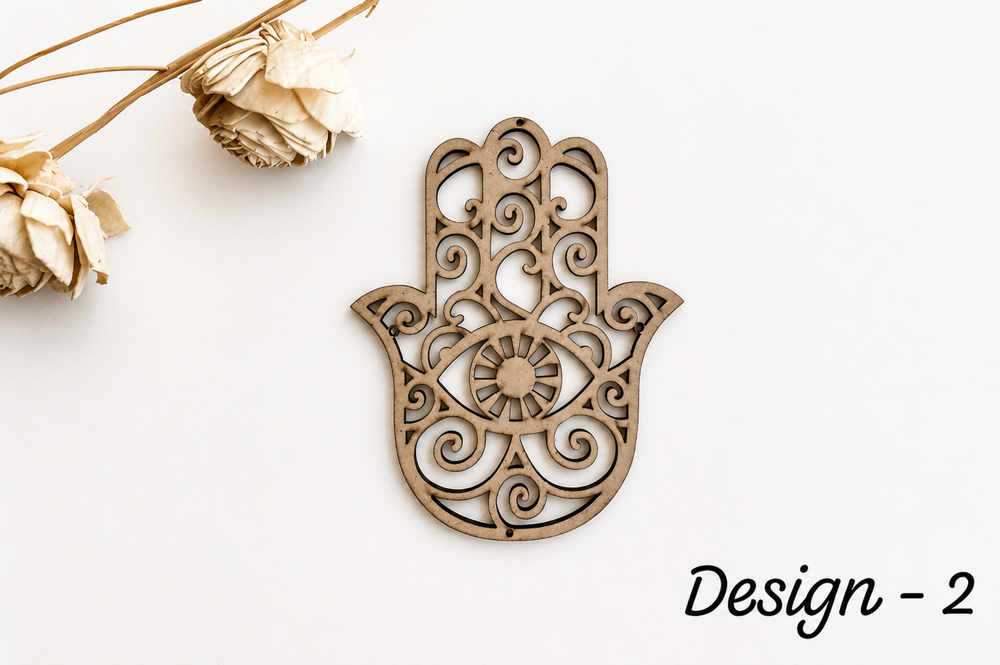 Hamsa Shape Cutout