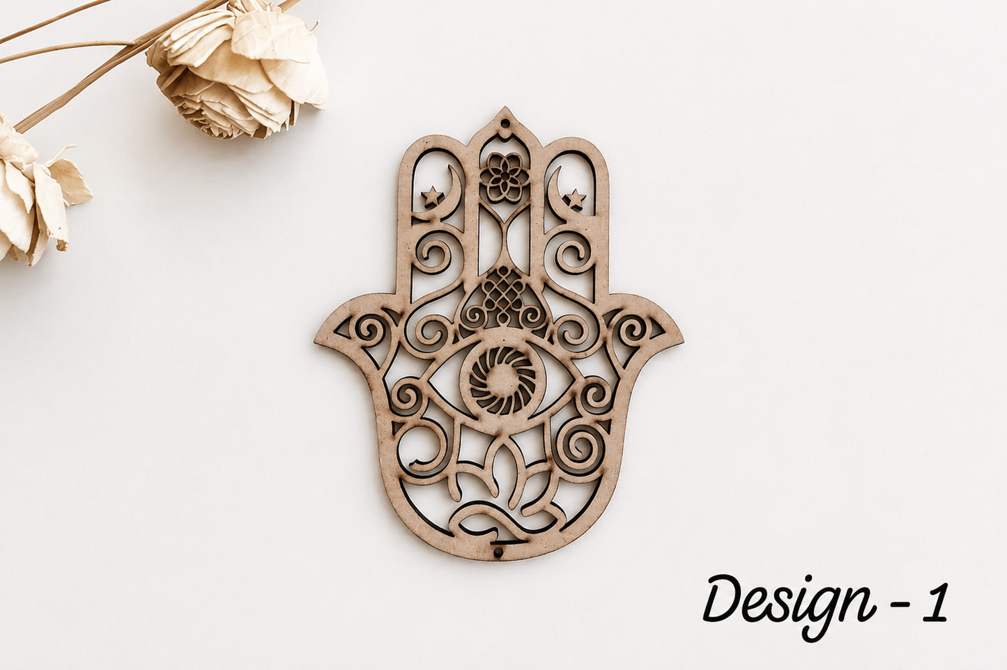 Hamsa Shape Cutout