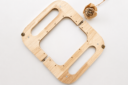 Wood Handle Purse Frame