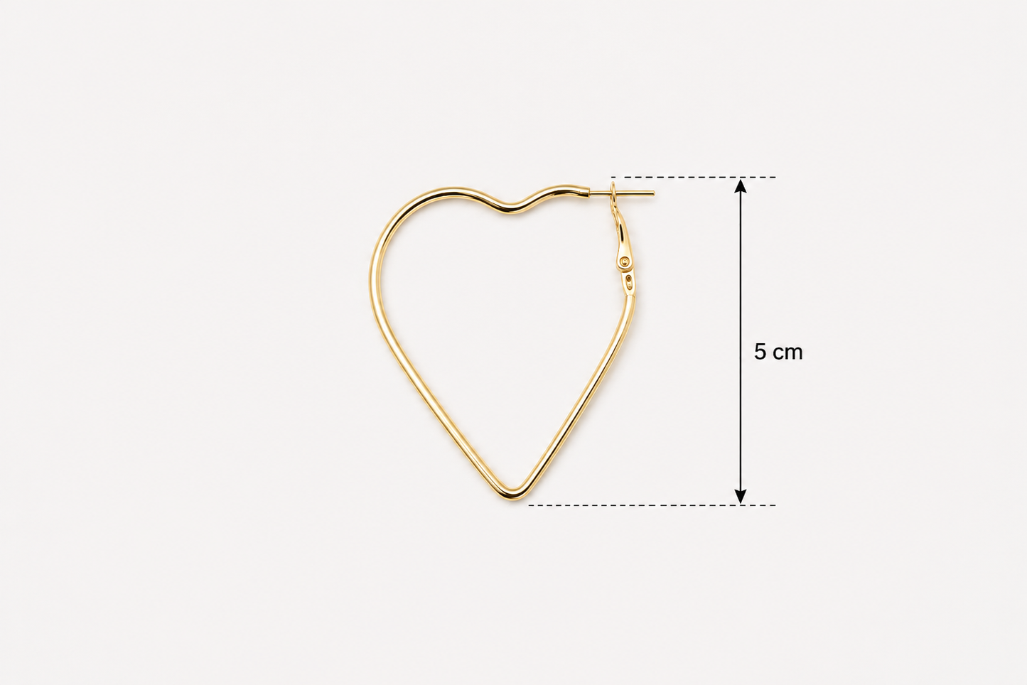 Earring Hoop - Heart