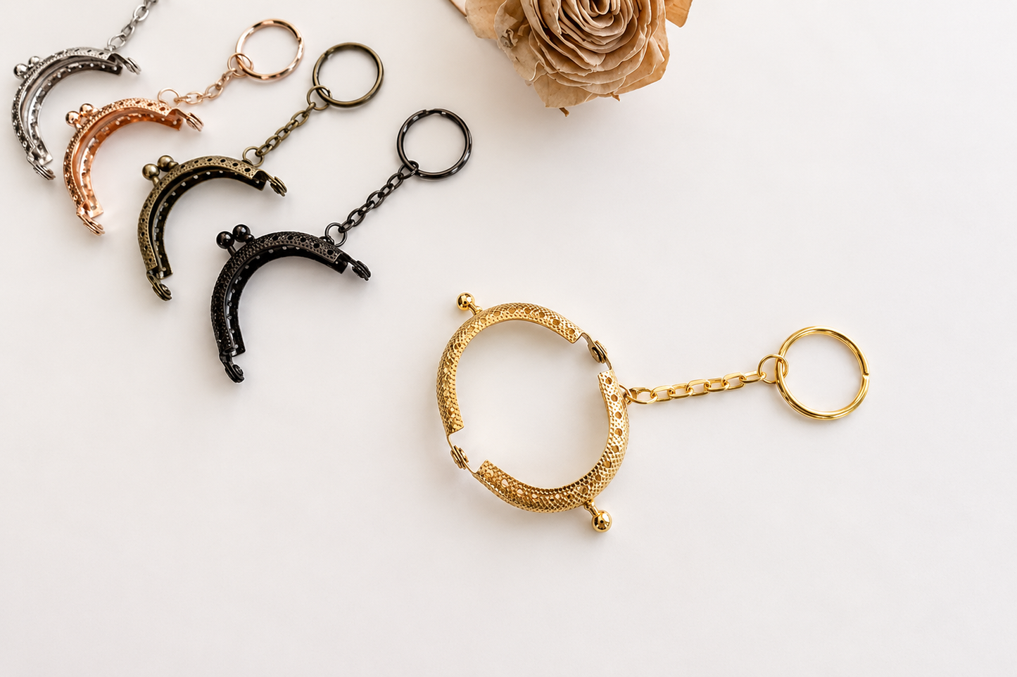 Coin Purse Frame With Keyring