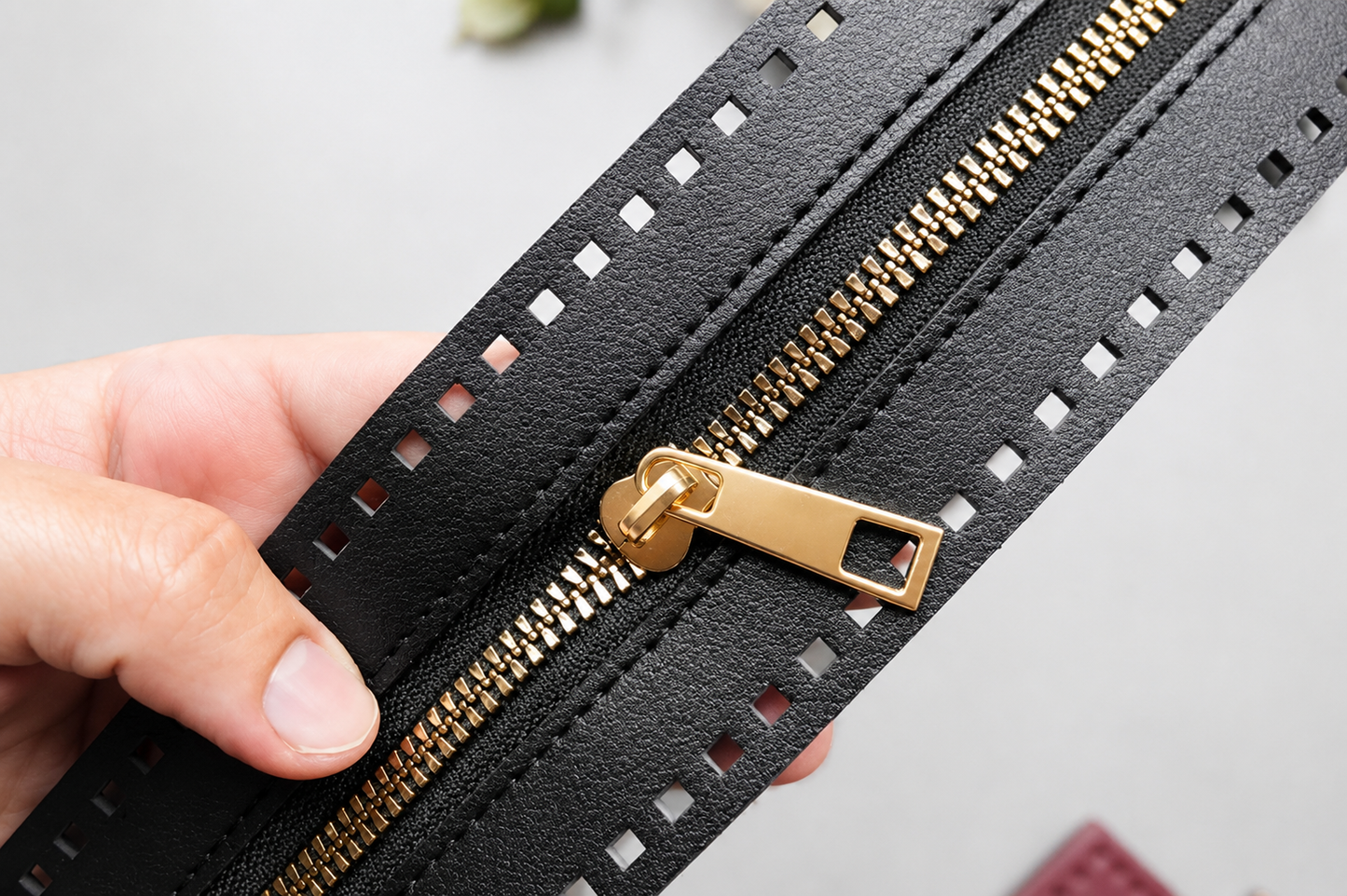 PU Leather Zipper