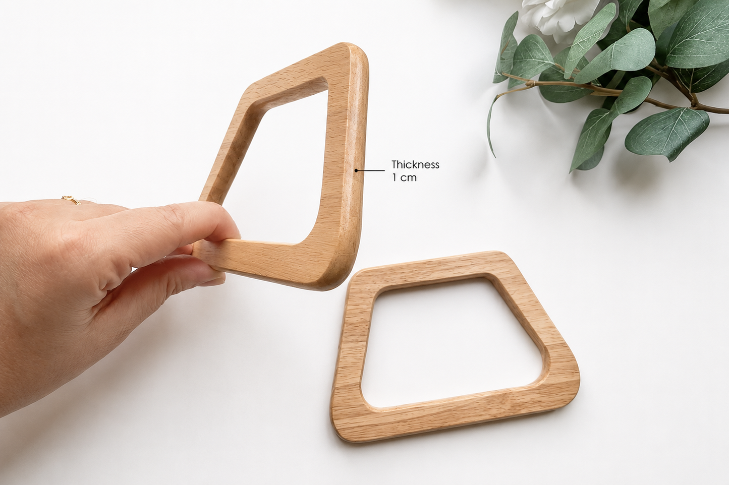 Wooden Handle - Beige (Style#1)