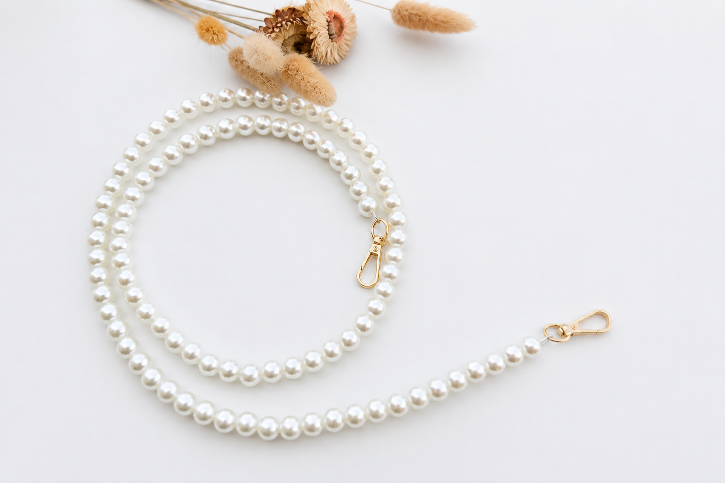 Long Pearl Bag Chain - 1 Pc