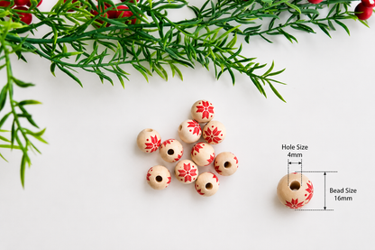 Round Bead - Maple Leaf