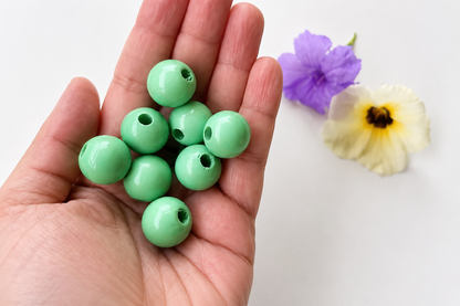 Colorful Round Bead - Mint Green