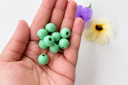 Colorful Round Bead - Mint Green