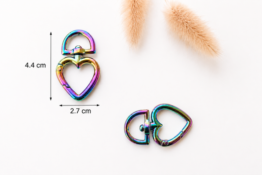 Multicolored Heart Hooks