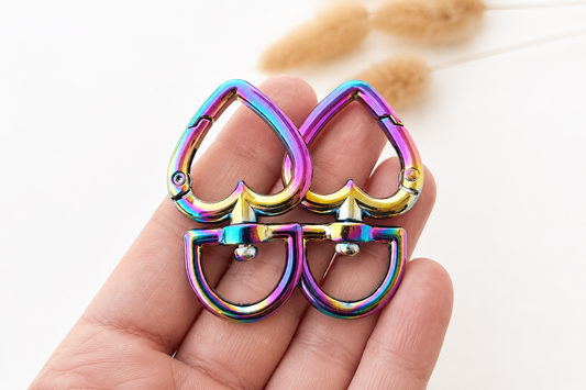 Multicolored Heart Hooks