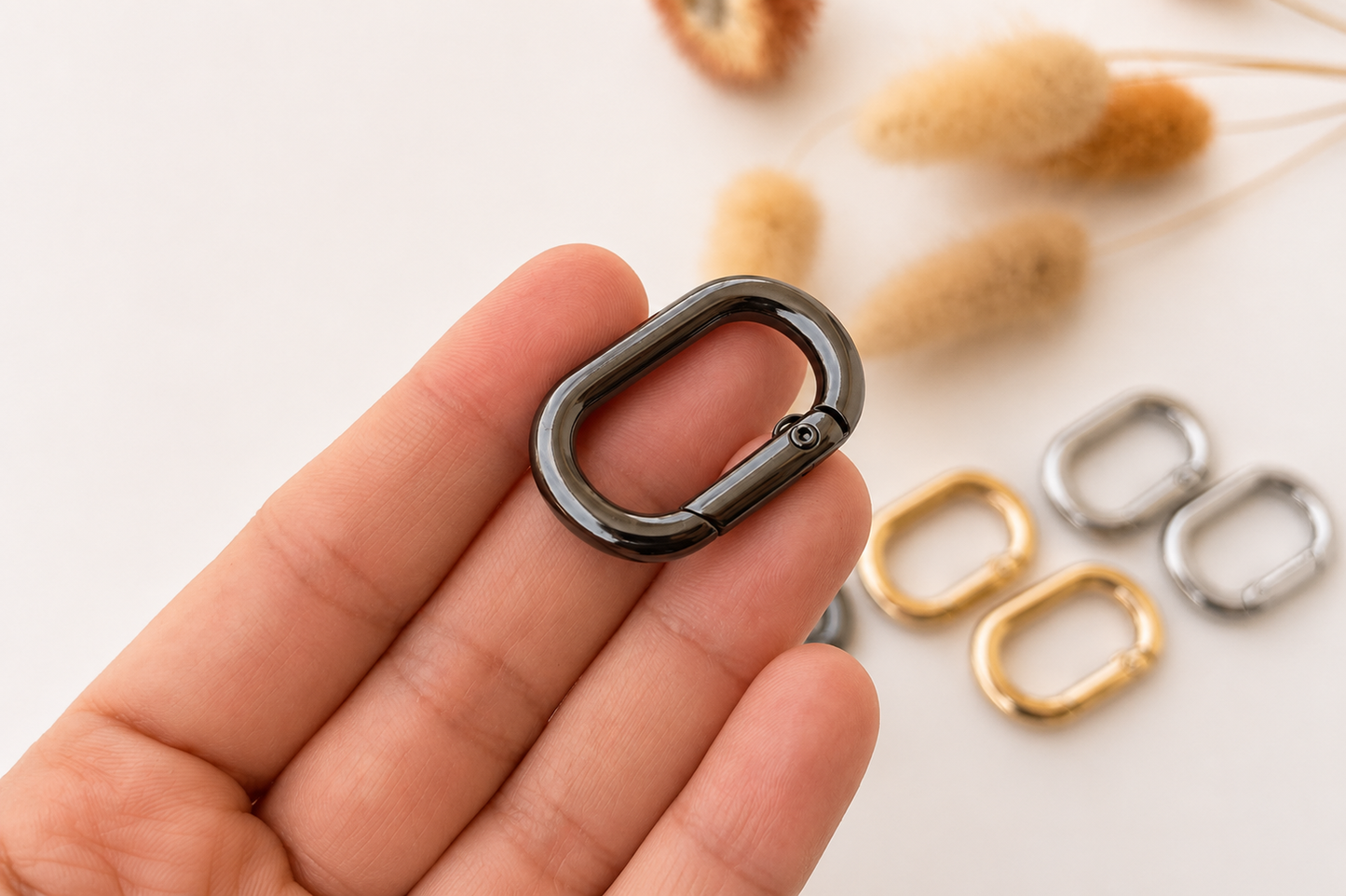 Oval Push Ring