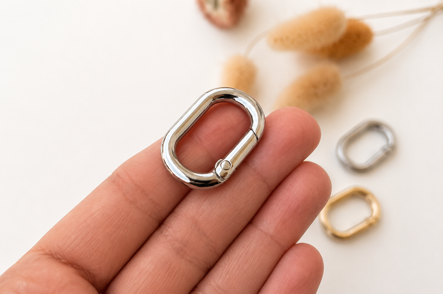 Oval Push Ring