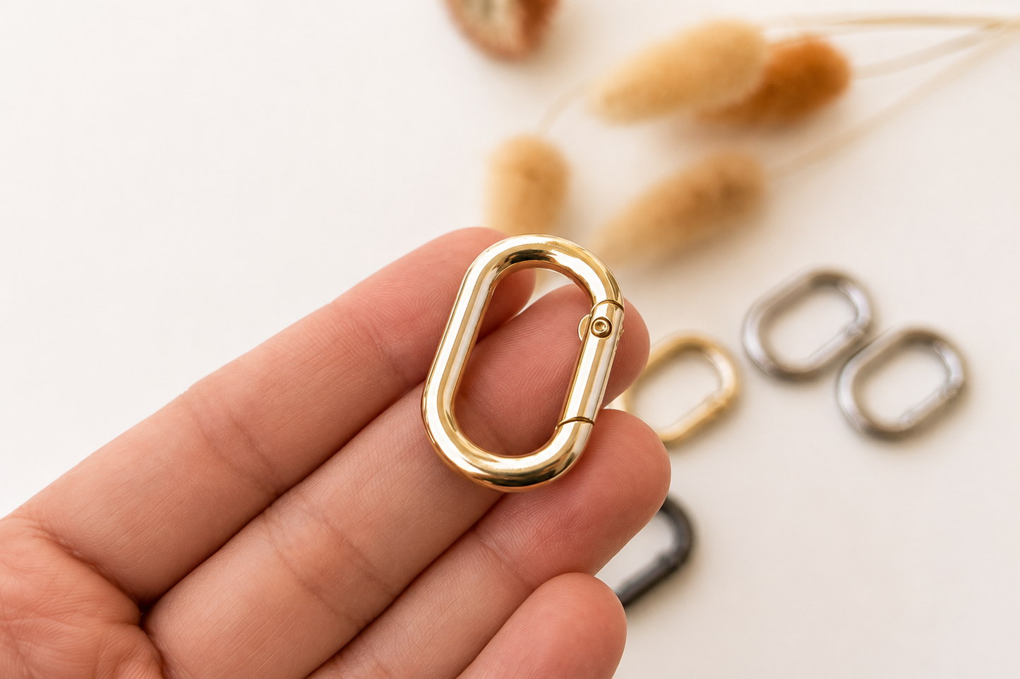 Oval Push Ring