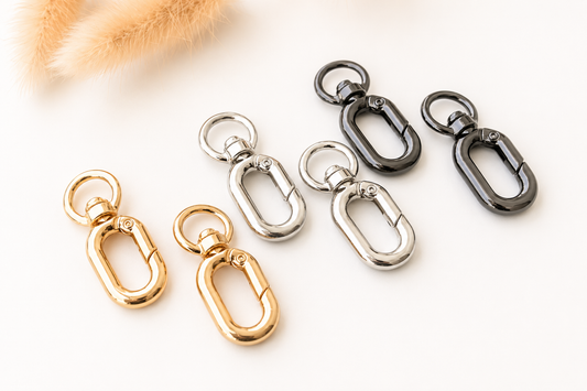 Oval Push Ring With Hook