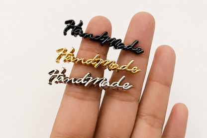 Handmade Script Label