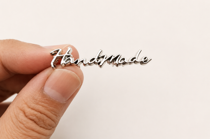 Handmade Script Label