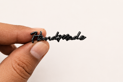 Handmade Script Label