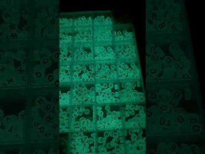 Luminous Alphabet Beads