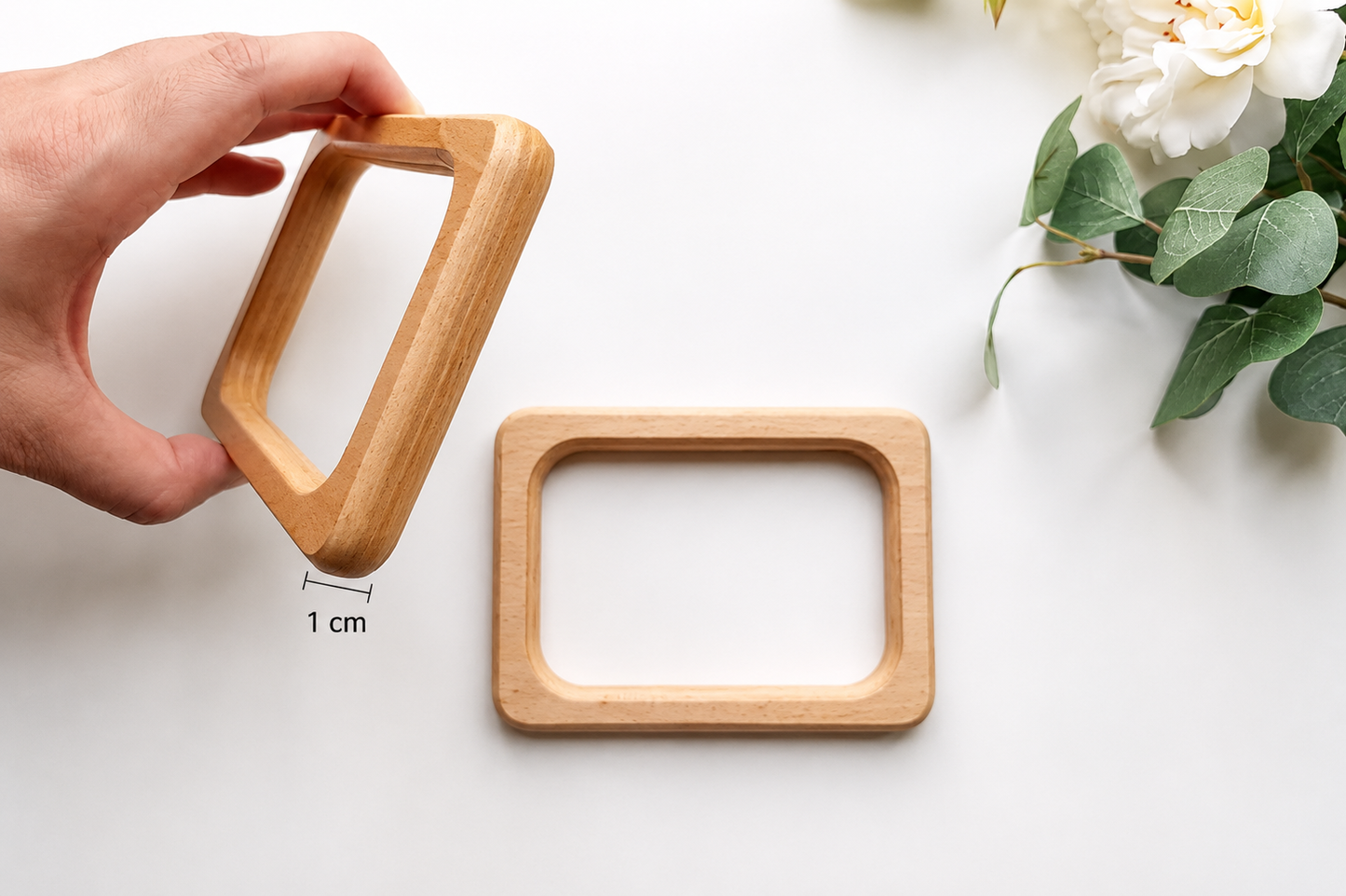 Wooden Handle - Beige (Style#2)