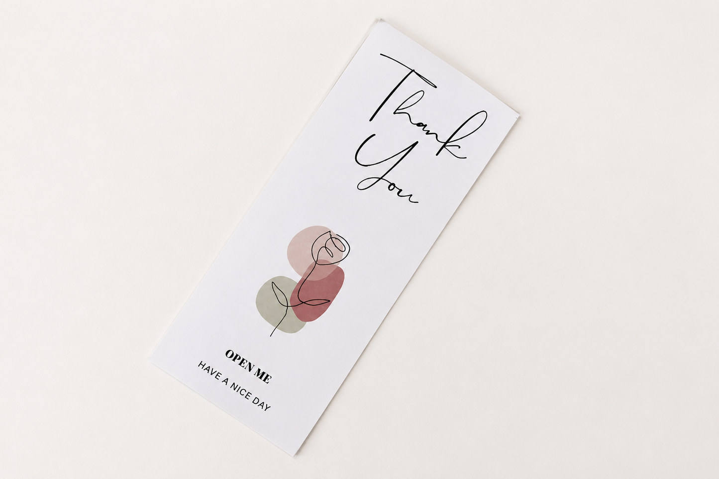 Rectangle Thank You Stickers