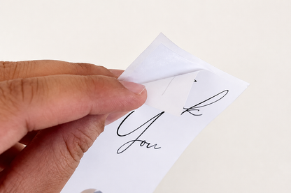 Rectangle Thank You Stickers