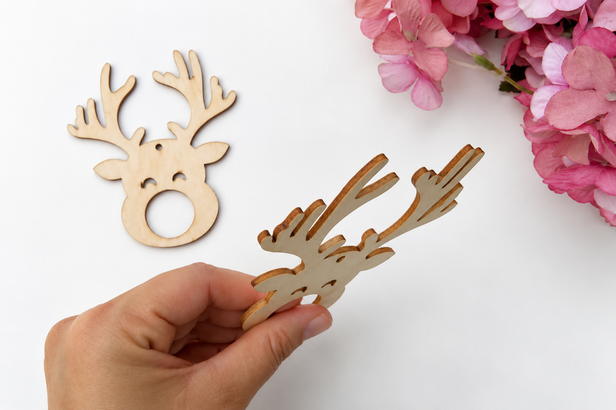 Christmas Ornament - Reindeer Head