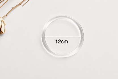 Round Shape Clear Purse Handles
