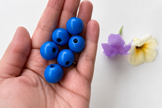 Colorful Round Bead - Royal Blue
