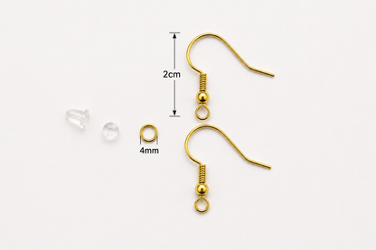 Fish Hooks - Golden / Silver