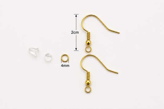 Fish Hooks - Golden / Silver