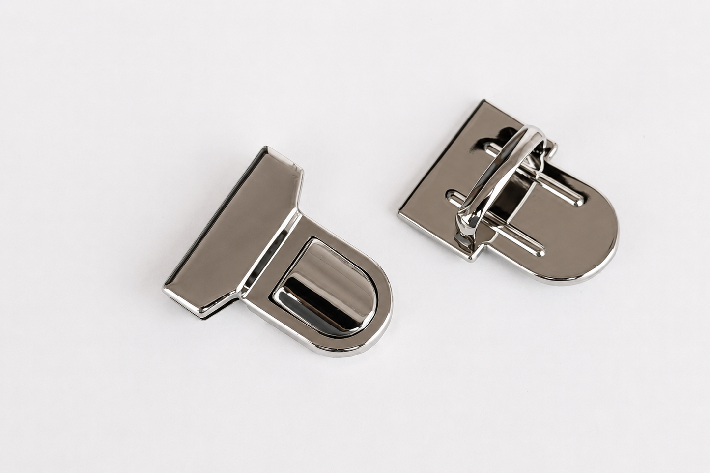 Clip Type Lock - Silver