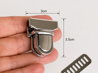 Clip Type Lock - Silver