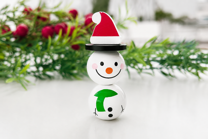 Christmas Snowman Beads