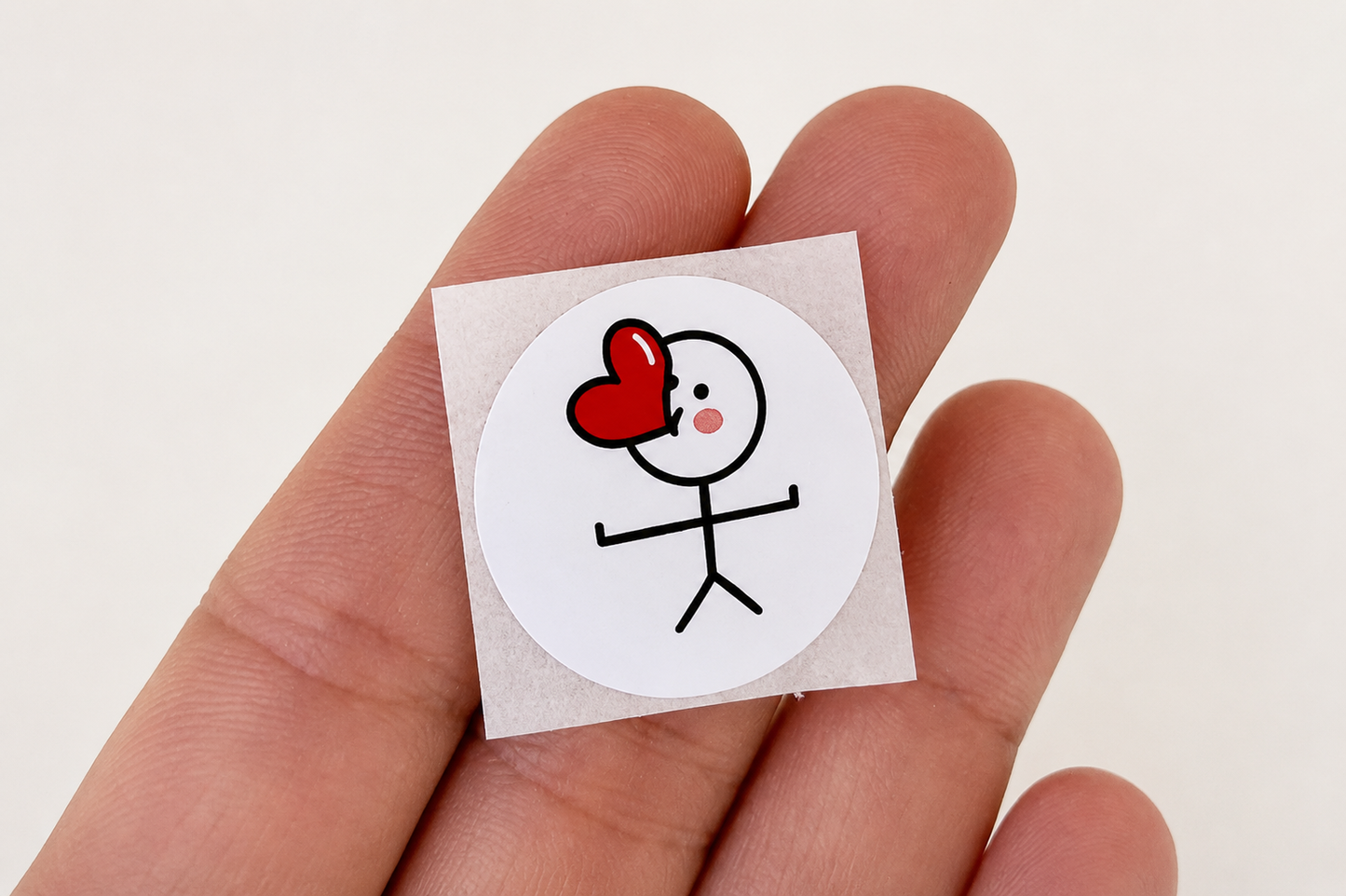 Cute Stickman Love Stickers