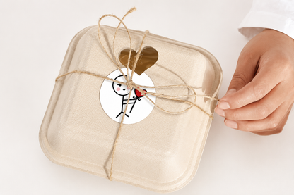 Cute Stickman Love Stickers