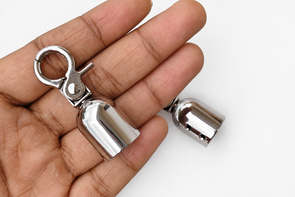 Tassel & Belt Cap with Hook - Silver