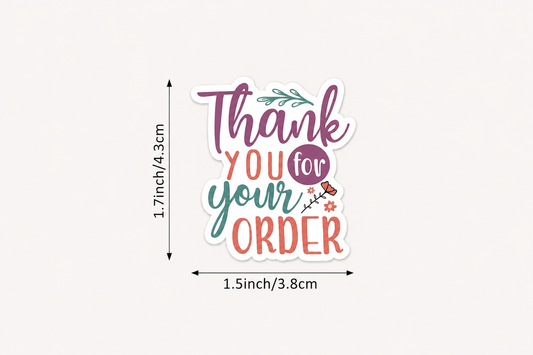 Thank You for Your Order Stickers