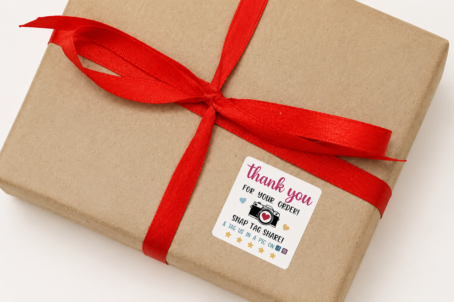 Thank You for Your Order Review Stickers