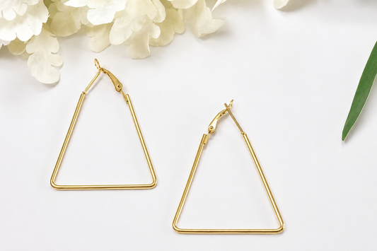 Earring Hoop - Triangle