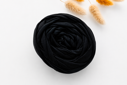 Glossy T-Shirt Yarn - Black